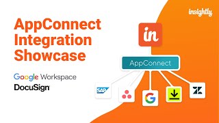 AppConnect Integration Showcase Google Workspace amp DocuSign — Insightly Insights [upl. by Ilrahs]