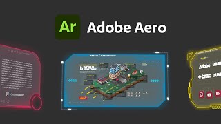 AR HUD Portfolio Business Card  Adobe Aero [upl. by Halimak191]