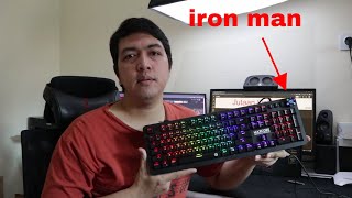 Fantech Maxcore MK852 Mechanical Keyboard Murah Terbaik Outemu Brown Sound Test [upl. by Chitkara]