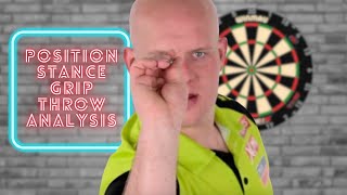 MICHAEL VAN GERWEN DARTS throw ANALYSIS [upl. by Mandelbaum]