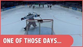 Beer League Hockey Highlights hockey hockeygoaliesaves beerleaguehockey [upl. by Eleanora606]