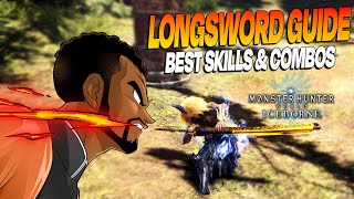 MHW Iceborne • Best Longsword Guide 2024 • Best Combos amp Skills For Max Damage How To Build [upl. by Ediva618]