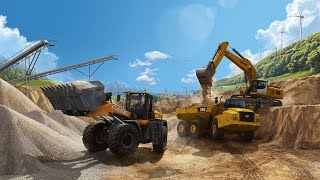 CONSTRUCTION SIMULATOR 2022  Campaign Job Build an Access Road Part 1 constructionsimulator [upl. by Burgener]