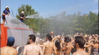 OZORA Festival  Fire Engine Party Pumpui Stage [upl. by Alleuol]