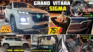 2024 Grand Vitara Sigma Base to Top ✅ Grand Vitara Sigma Model Modification ✅ [upl. by Ailuj]