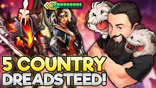 5 Country  This Dreadsteed is so Cool Yee HAW  TFT Remix Rumble  Teamfight Tactics [upl. by Schlesinger]