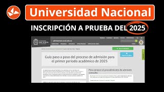 Cómo inscribirse a la prueba de admisión UNAL 2025  Tutorial completo y fácil [upl. by Llevram]