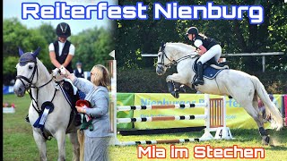 Reiterfest Nienburg  Riesenschleife und Mia im Stechen 😲 [upl. by Anauqcaj610]