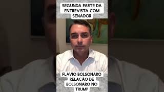 Flávio bolsonaro comentou sobre as eleições americanas shorts [upl. by Zipah349]