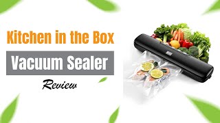 Kitchen in the box Vacuum Sealer  Review [upl. by Akcired]