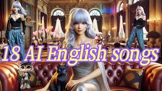 18 AI English songs Female vocals AI dance group work and leisure music [upl. by Seldan]