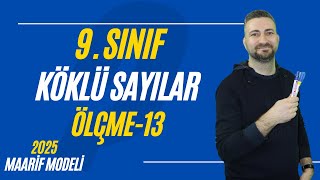 9 SINIF KÖKLÜ İFADELER ÖLÇME 13PDF YENİ MÜFREDAT MAARİF MODELTEMA 1 [upl. by Ramso583]