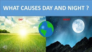 WHAT CAUSES DAY AND NIGHT   SCIENCE VIDEO FOR KIDS [upl. by Ycnuahc128]