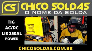 Máquina de solda TIG ACDC LIS 250 POWER LYNUS [upl. by Ibot]