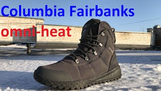 Зимние ботинкиWinter boots  Сolumbia Fairbanks omniheat [upl. by Allana]