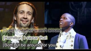 Dear Theodosia Karaoke with Lyrics from Hamilton [upl. by Calder]