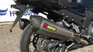 Kawasaki ZZR 1400 Akrapovic  Pure Sound with measuring  Sound Check [upl. by Benil298]