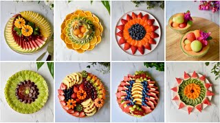 10 Fruit Platters Inspiration Ideas🌈 How to make fruit plates look so beautiful and inviting🍓🍊🍉 [upl. by Wendy]