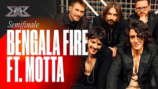 Motta canta con i Bengala Fire “Del Tempo che Passa la Felicità” alla Semifinale  X Factor 2021 [upl. by Romanas271]