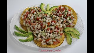 CEVICHE DE PESCADO 🐟TILAPIA COMO HACER CEVICHECEVICHE ESTILO SINALOA [upl. by Blandina356]