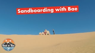 Sandboarding at Coral Pink Sands Park [upl. by Nylyrehc469]