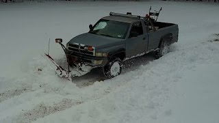 Snow plowing [upl. by Eadith358]