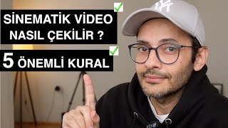 Sinematik Video Nasıl Çekilir [upl. by Venterea]