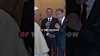 Sylvester Stallone Shadowboxing The Pope [upl. by Starinsky]