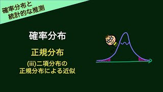 ＃15‐11 正規分布 iii二項分布の正規分布による近似 講義動画 【新課程対応】 [upl. by Baylor273]