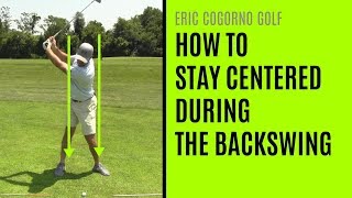 GOLF How To Stay Centered During The Backswing [upl. by Canute275]