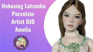 Unboxing Lutsenko Porcelain Artist BJD Amelia [upl. by Gav]