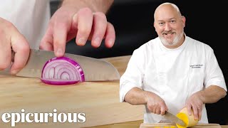 9 Essential Knife Skills To Master  Epicurious 101 [upl. by Bully734]