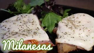 MILANESAS DE CARNE  RECETA DE MILANESAS [upl. by Costanza]