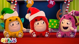 🎁 Pass The Christmas Parcel 🎁 Baby Oddbods  3 HOURS  Oddbods Full Episode  CartoonS for Kids [upl. by Ingmar]