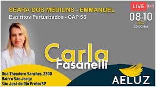 Estudo Livro Seara dos Médiuns  CARLA FASANELLI CAP55 Espíritos Perturbados [upl. by Acinomahs]