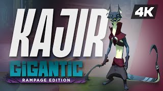 GIGANTIC RAMPAGE EDITION Gameplay Kajir New Hero 4K 60FPS PC  No Commentary [upl. by Sherrod]