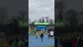 half marathon  UK Half Marathon  shortvideo travelvlog [upl. by Odraccir]