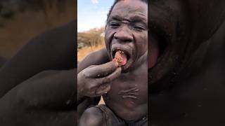 Its Lunch time See how Hadza cooks their favorite meal today made from wild meatamp natural spices [upl. by Lanita]