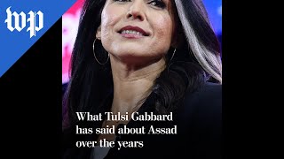 What Tulsi Gabbard has said about Assad over the years [upl. by Nacnud]