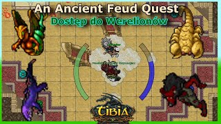 An Ancient Feud Quest Robimy Dostęp do Werelionów i 4 dziennych bosów 200RPkiem  TIBIA [upl. by Ahsar100]