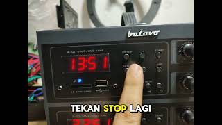 SETTING TIMER AMPLI WALET BETAVO 2 PLAYER [upl. by Tifanie]