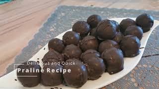 Delicious chocolate pralines with three ingredients [upl. by Shumway]