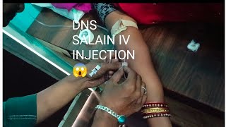 DNS Salain iv method 💉😱doctor pharmacy nursing viralvideo [upl. by Goldi]