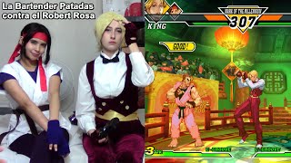 Cosplay Retas  King Vs El Juanito en Capcom vs SNK 2 EO [upl. by Luca]