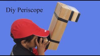 How to make periscope with cardboard  Science project  Diy  DM [upl. by Luigino]