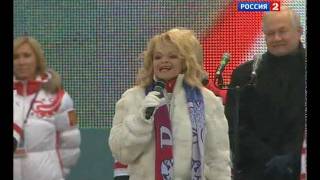 Larisa Dolina  Anthem of Canada Anthem of Russia [upl. by Eitsrik]