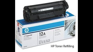 How To Refill 12A Toner Cartridge [upl. by Norford]