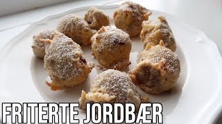 FRITYRSTEKTE JORDBÆR MED SJOKOLADE [upl. by Pascale725]