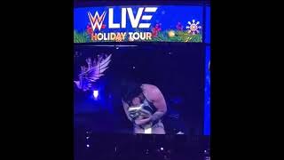 Rhea Ripley singing her theme song at WWE MSG so cute [upl. by Treulich618]