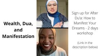 Wealth Dua and Manifestation with LifeSpiritual Coach Zahra [upl. by Hum445]